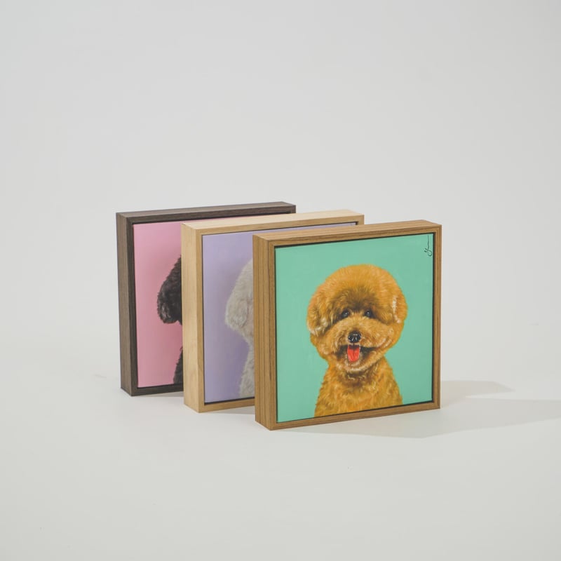 30x30cm （上半身のみ）一名様木枠セット | living with art