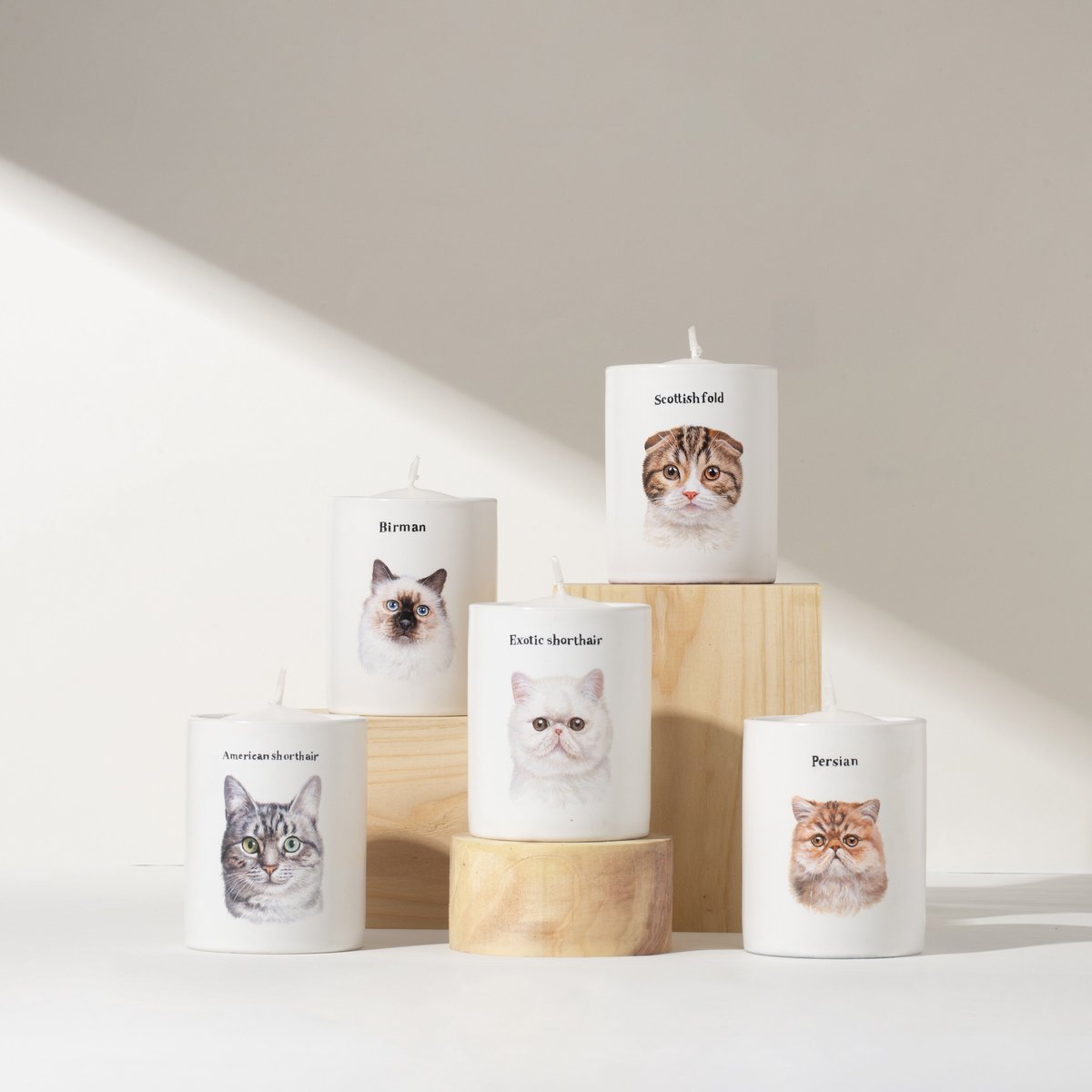 文字入れ陶器キャンドル | living with art