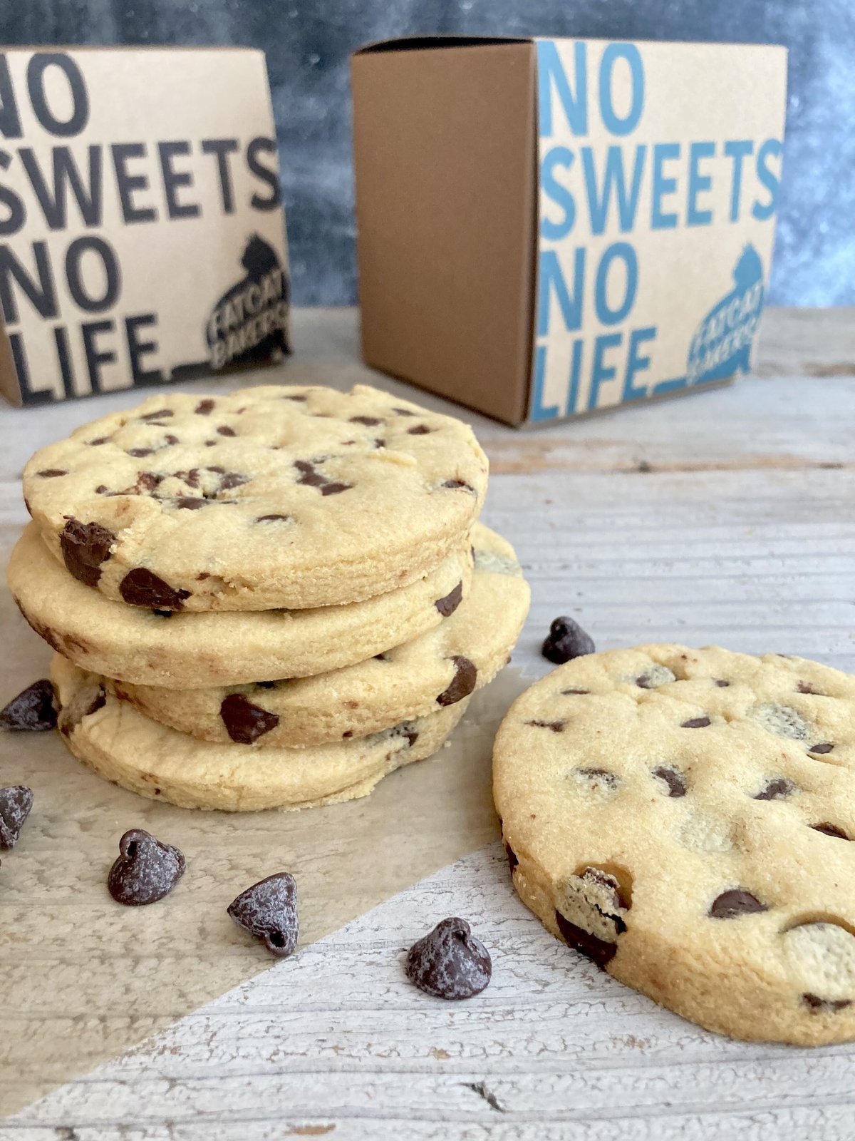 クリスピー・チョコチップ・クッキー 5枚セット BLUE BOX! ¥1,780