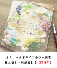 ルミエールドライフラワー講座・受講者様専用追加資材B
