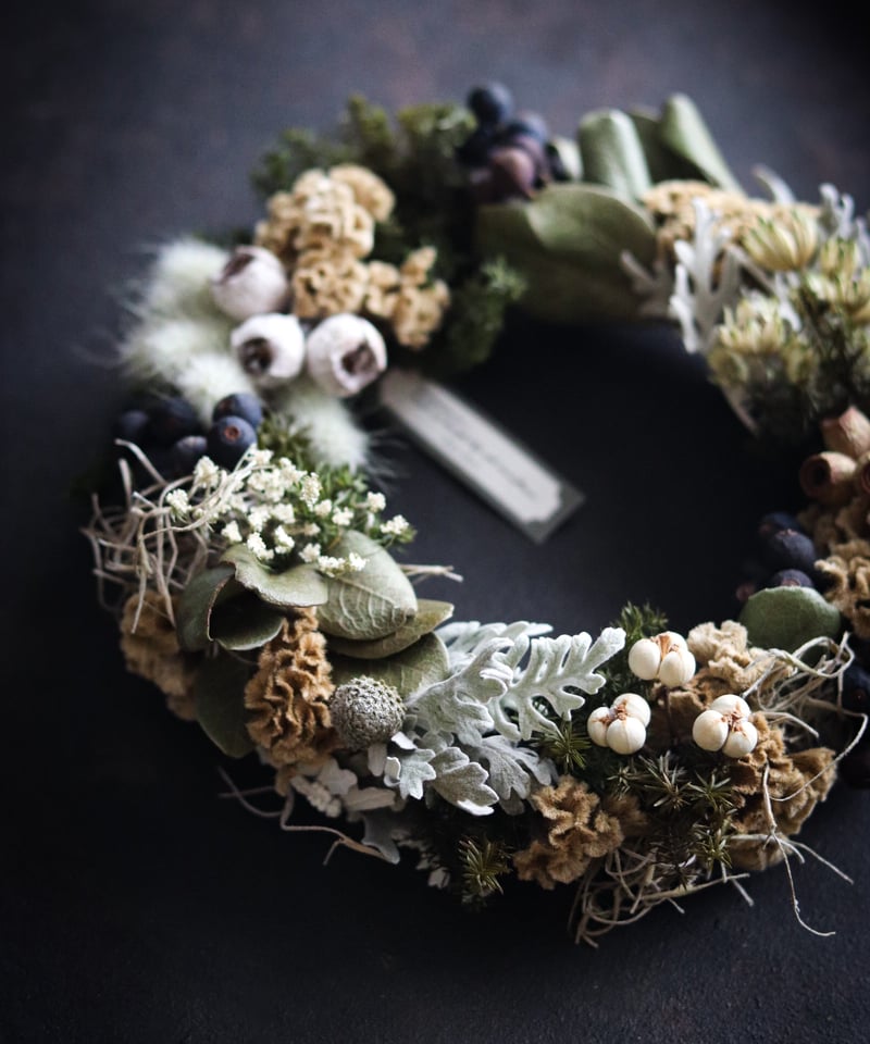 専用＊アジサイ 鳥の巣風ドライフラワーリース 専用＊アジサイ 鳥の巣風ドライフラワーリース