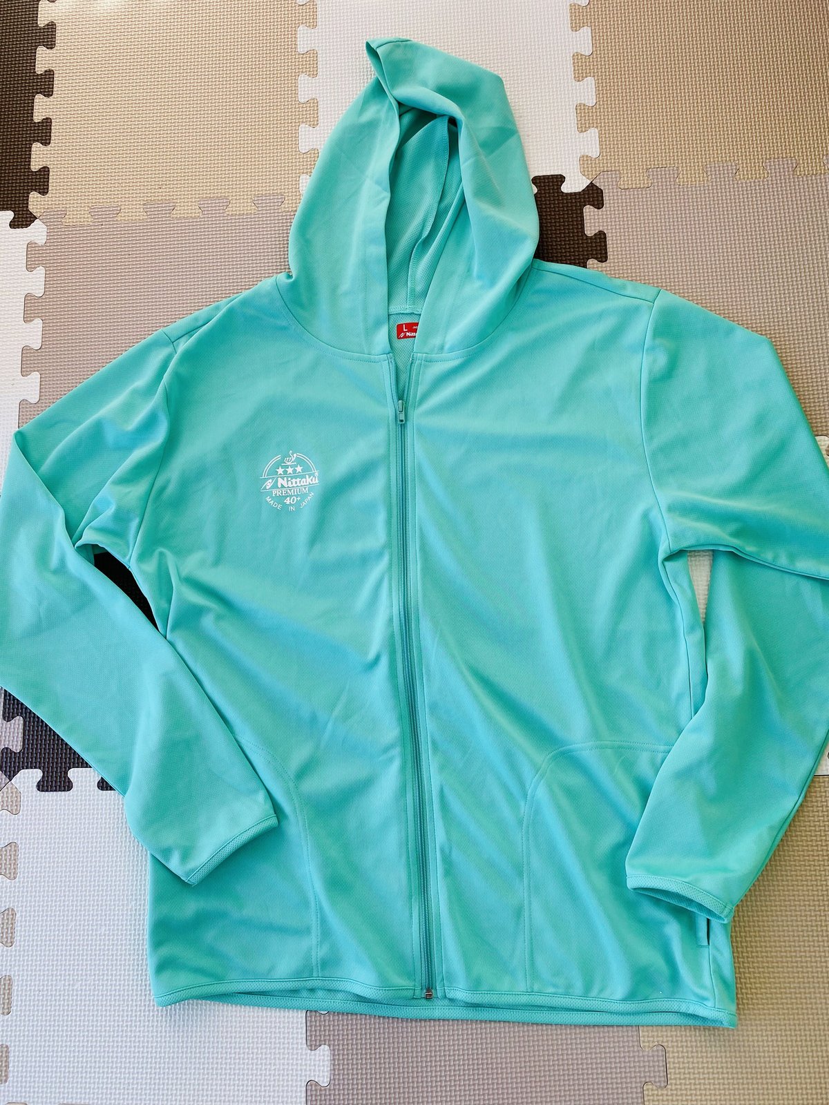 中古】ニッタク サラットパーカー ミントグリーン Lサイズ 美品