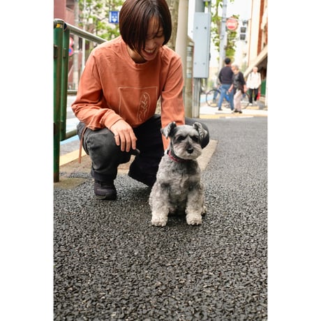 SAI embroidery long sleeve(terracotta)