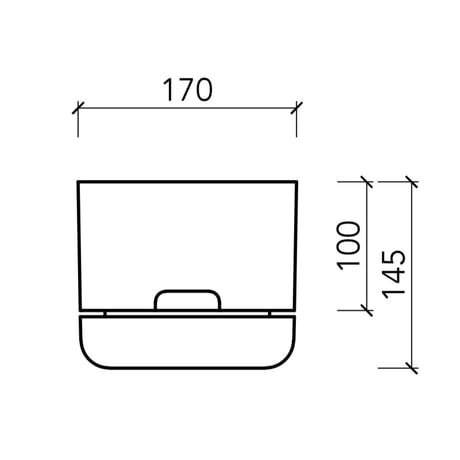 【170mm】KITLY Selfwatering Plant Pots