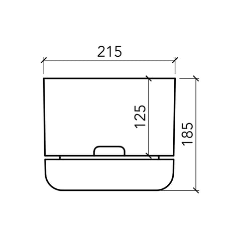 【215mm】KITLY Selfwatering Plant Pots