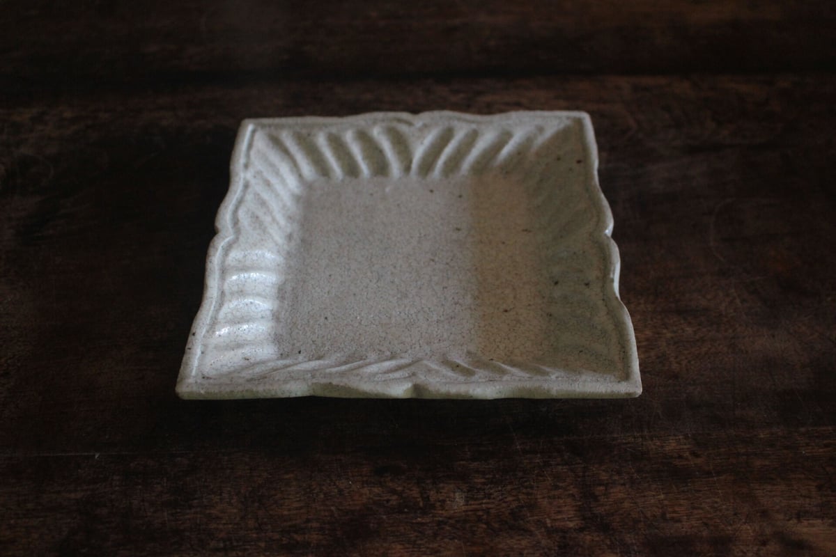 志野角皿5枚 美濃焼 志野 赤志野 角皿揃 5枚セット - メルカリ