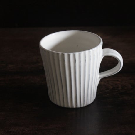 粉引グラデーション マグカップ 粉引｜丸マグ｜黄｜陶器｜陶工房しゅうと｜和食器通販｜うちる