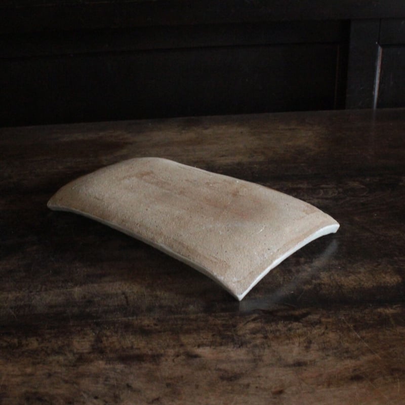 粉引長方皿L | うつわ 吉澤直樹&遠藤薫