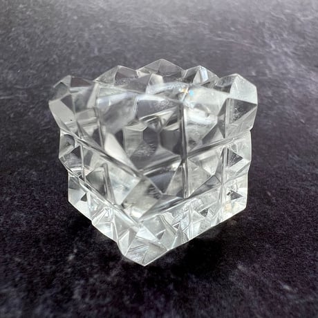 【マニハール産】 天然ヒマラヤ水晶"ピラミッドキューブ"①/Manihar Himalayan Quartz "Pyramid Cube"