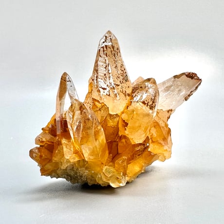 【ガネッシュヒマール産】リモナイトイン天然ヒマラヤ水晶クラスター/Ganesh Himal Limonite in Himalayan Quartz Cluster