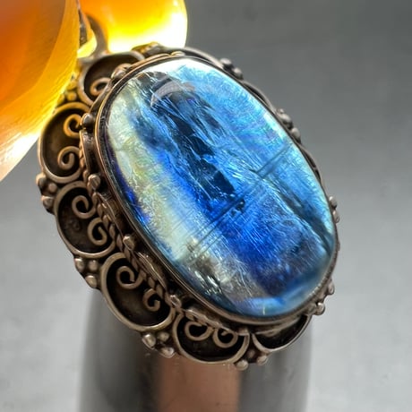 ネパール産天然ヒマラヤカイヤナイトS/V925ペンダントトップ/NEPAL Himalayan Kyanite S/V925 Pendant Top