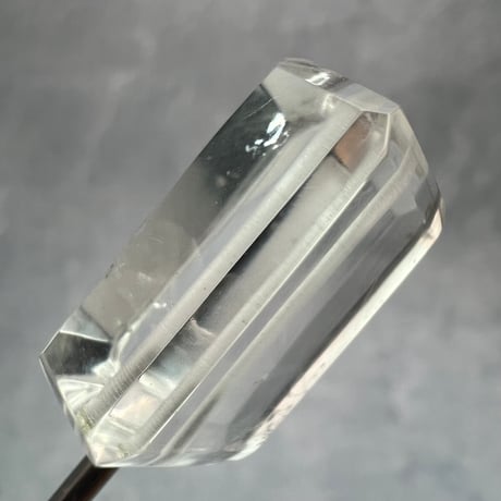 【ガネッシュヒマール産】天然ヒマラヤ水晶"手磨き加工"スクエアビーズ②/Ganesh Himal  Himalayan Quartz Square Beads