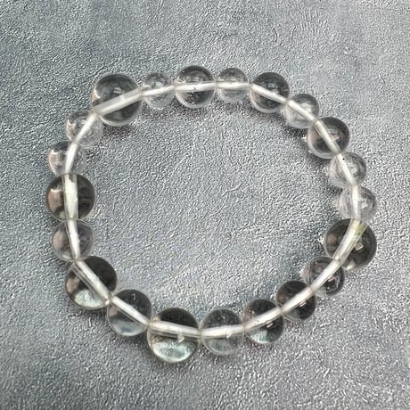 【ガネッシュヒマール産】"手磨き"天然ヒマラヤ水晶ブレスレット/Ganesh Himal Himalayan Quartz Bracelet