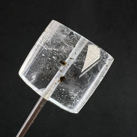 カイラス産天然ヒマラヤ水晶スクエアビーズ④/Kailash Himalayan Quartz Square Beads