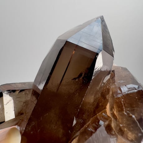 【ガウリシャンカール産】天然ヒマラヤスモーキークォーツクラスター GauriShankar Himalayan Smoky Quartz Cluster