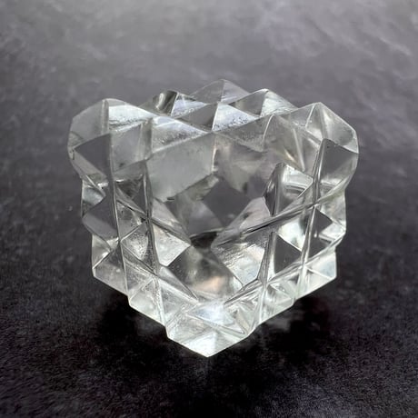 【マニハール産】 天然ヒマラヤ水晶"ピラミッドキューブ"⑥/Manihar Himalayan Quartz "Pyramid Cube"