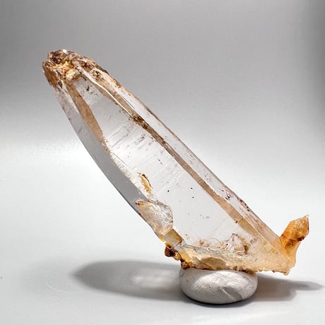 【ガネッシュヒマール産】リモナイトイン天然ヒマラヤ水晶ポイント/Ganesh Himal Limonite in Himalayan Quartz Point Hindung