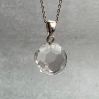 【ガネッシュヒマール産】天然ヒマラヤ水晶"手磨き加工"多面カットペンダントトップ/Ganesh Himal Himalayan Quartz Multicut Pendant Top