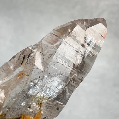 【ガネッシュヒマール産】リモナイトイン天然ヒマラヤ水晶ペンダント①/Ganesh Himal Limonite in Natural Pendant