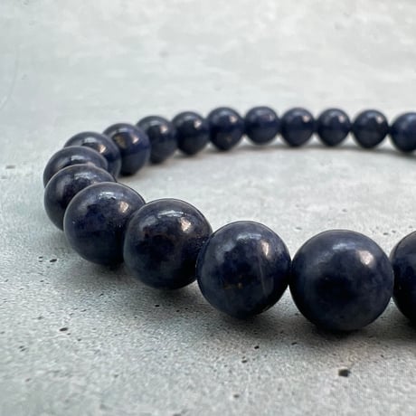 【天然サファイア】ブレスレット(7mm/内径16cm②/Sapphire Bracelet