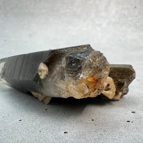 【ガネッシュヒマール産】クローライトイン天然ヒマラヤ水晶/Ganesh Himal Chlorite in Himalayan Quartz