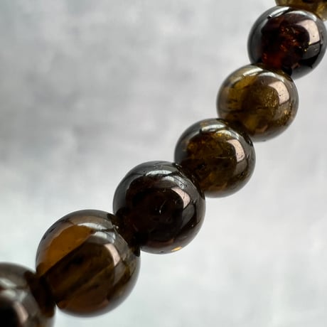 ネパール産🇳🇵ヒマラヤドラバイトトルマリン ブレスレット5.8mm内径15Nepal Himalayan dravite tourmaline Bracelet