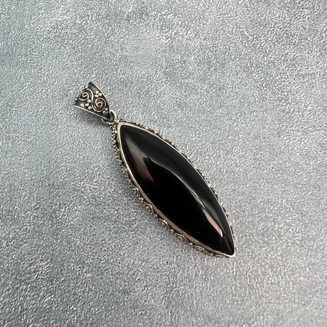 【ガウリシャンカール産】天然ヒマラヤスモーキークォーツ シルバー925ペンダントトップ/GauriShankar Smoky Quartz Silver925 Pendant Top
