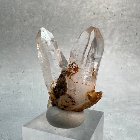 【ガネッシュヒマール産】リモナイトイン天然ヒマラヤ水晶/Ganesh Himal Limonite Himalayan Quartz