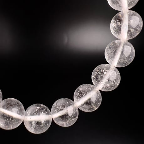 【アンナプルナ産】"手磨き加工"天然ヒマラヤ水晶ブレスレット③10mm内径16cm/Annapurna Himalayan Quartz  Bracelet