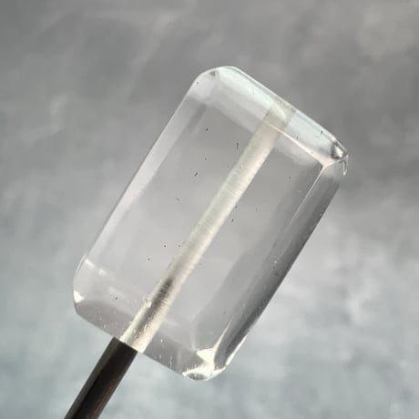 【ガネッシュヒマール産】天然ヒマラヤ水晶"手磨き加工"スクエアビーズ④/Ganesh Himal  Himalayan Quartz Square Beads