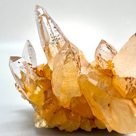 【ガネッシュヒマール産】リモナイトイン天然ヒマラヤ水晶クラスター/Ganesh Himal Limonite in Himalayan Quartz Cluster