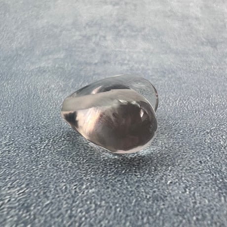 【ガウリシャンカール産】天然ヒマラヤスモーキークォーツ"手磨き加工"ハート型ビーズ②/Gaurishankar Himalayan Smoky Quartz Heart Beads