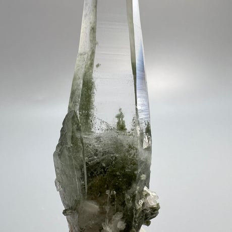 【ガネッシュヒマール産】クローライトイン天然ヒマラヤ水晶/Ganesh Himal Chlorite in Himalayan Quartz