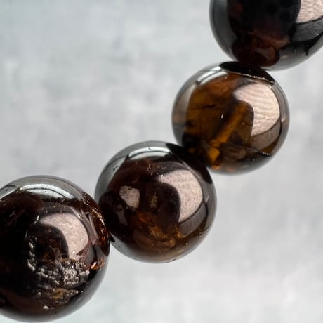 ネパール産🇳🇵ヒマラヤドラバイトトルマリン ブレスレット11~12mm内径16/Nepal Himalayan dravite tourmaline Bracelet