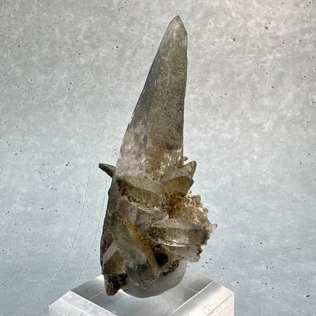 【ガネッシュヒマール産】クローライトイン天然ヒマラヤ水晶/Ganesh Himal Chlorite in Himalayan Quartz