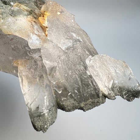 大特価【ガネッシュヒマール産】クローライトイン天然ヒマラヤ水晶❾/Ganesh Himal Chlorite in Himalayan Quartz