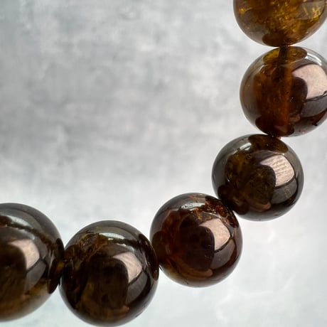 ネパール産🇳🇵ヒマラヤドラバイトトルマリン ブレスレット10.5mm内径15/Nepal Himalayan dravite tourmaline Bracelet