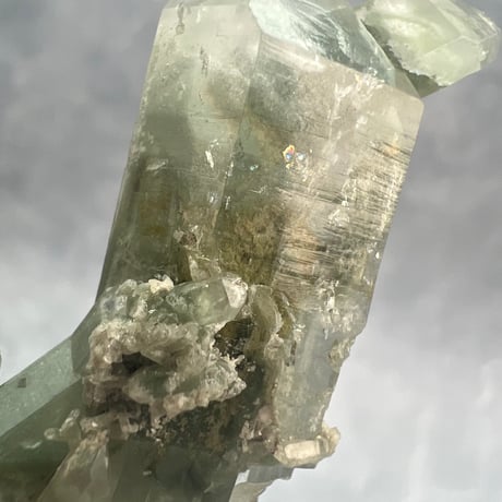 【マナスル産】クローライトイン天然ヒマラヤ水晶⑤/Manaslu Chlorite in Himalayan Quartz