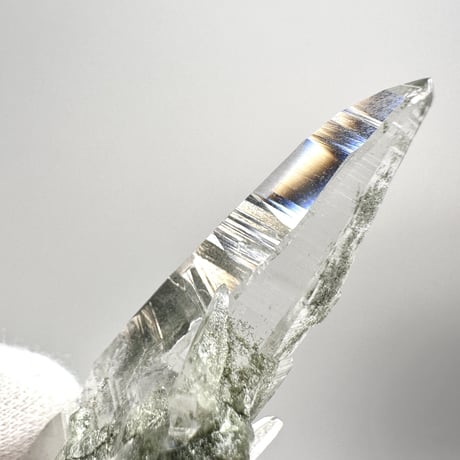 【ガネッシュヒマール産】クローライトイン天然ヒマラヤ水晶ナチュラルポイント3️⃣ Ganesh Himal Chlorite in Himalayan Quartz Natural Point