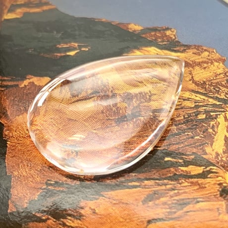 【ガネッシュヒマール産】天然ヒマラヤ水晶しずく型ルース / Ganesh Himal Himalayan Quartz Drop Loose