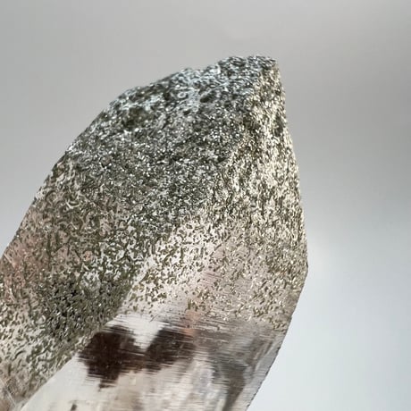 【ガネッシュヒマール産】クローライトイン天然ヒマラヤ水晶/GaneshHimal Chlorite in Himalayan Quartz