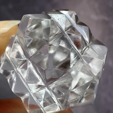 【マニハール産】 天然ヒマラヤ水晶"ピラミッドキューブ"⑥/Manihar Himalayan Quartz "Pyramid Cube"