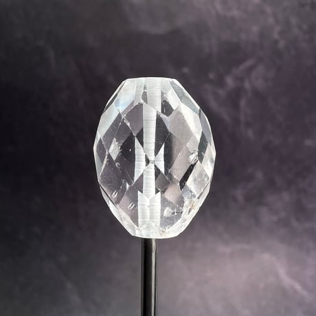 【カイラス産】天然ヒマラヤ水晶多面カットビーズ④/Kailash Himalayan Quartz Multi Cut Beads
