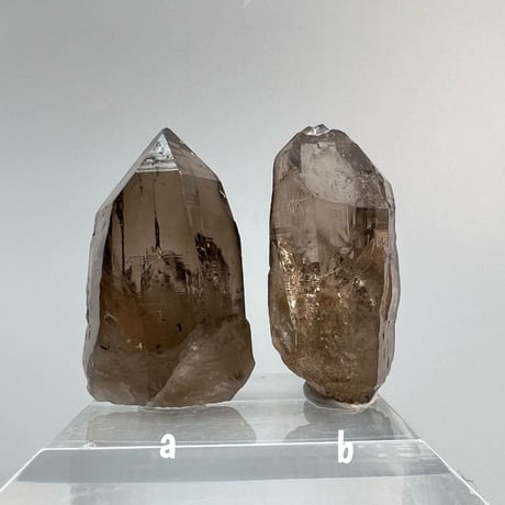 【ガウリシャンカール産】天然ヒマラヤスモーキークォーツポイントセット②/GauriShankar Himalayan Smoky Quartz Point Set