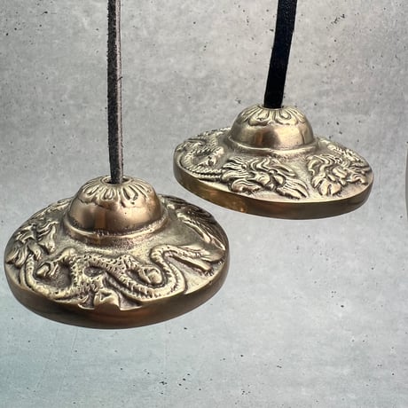 【ティンシャ】ドラゴン(約6cm)/Tingsha "Dragon"