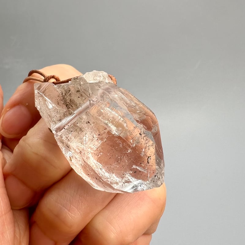 ガネーシュヒマラヤ天然石水晶ペンダント ガネッシュヒマール産】天然ヒマラヤ水晶ペンダントトップ⑩