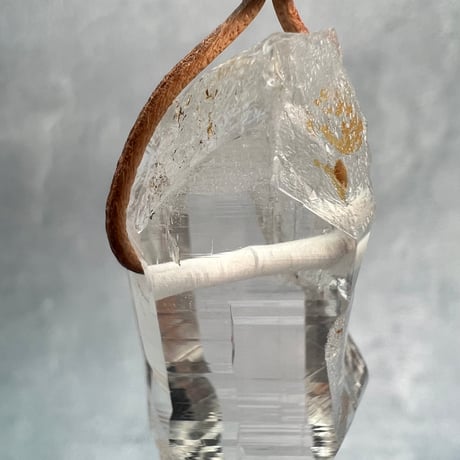 【ガネッシュヒマール産】天然ヒマラヤ水晶ペンダント⑧/GaneshHimal Natural Himalayan Quartz Pendant