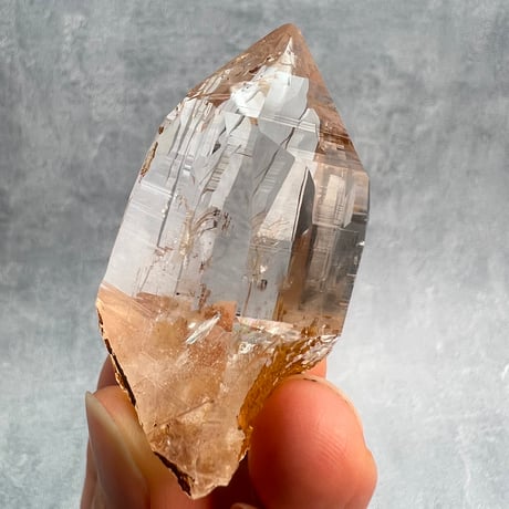 ハイクオリティ【ガネッシュヒマール産】リモナイトイン天然ヒマラヤ水晶/Ganesh Himal Limonite in Himalayan Quartz