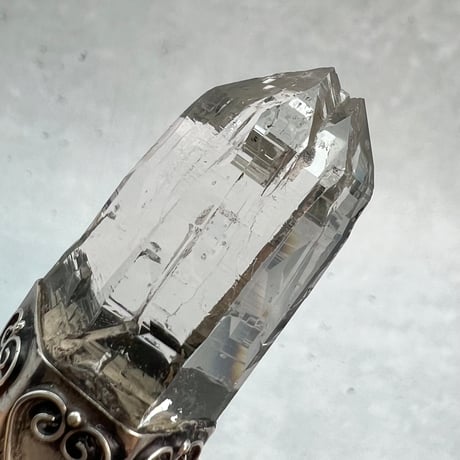 【ガネッシュヒマール産】天然ヒマラヤ水晶 シルバー925ペンダントトップ/Ganesh Himal Himalayan Quartz S/V925 Pendant Top