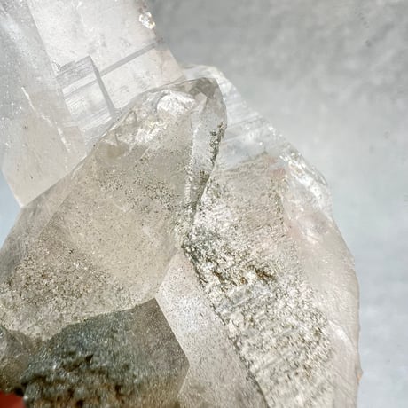 【ガネッシュヒマール産】クローライトイン天然ヒマラヤ水晶クラスター/Ganesh Himal Chlorite in Himalayan Quartz Cluster